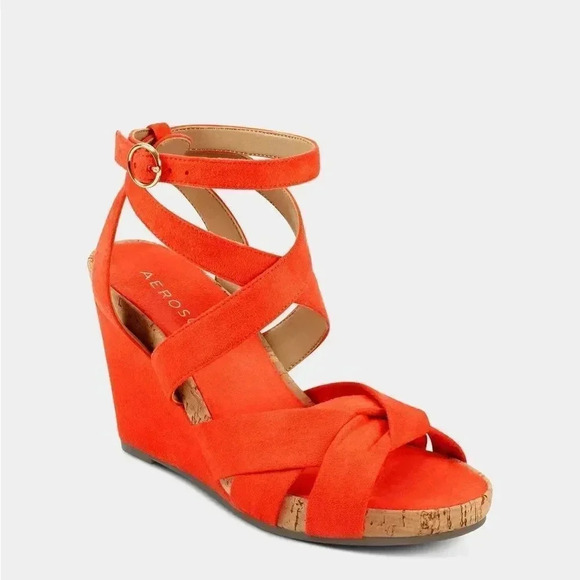 Aerosoles Phoenix Wedge Strap Sandels - Picture 1 of 8